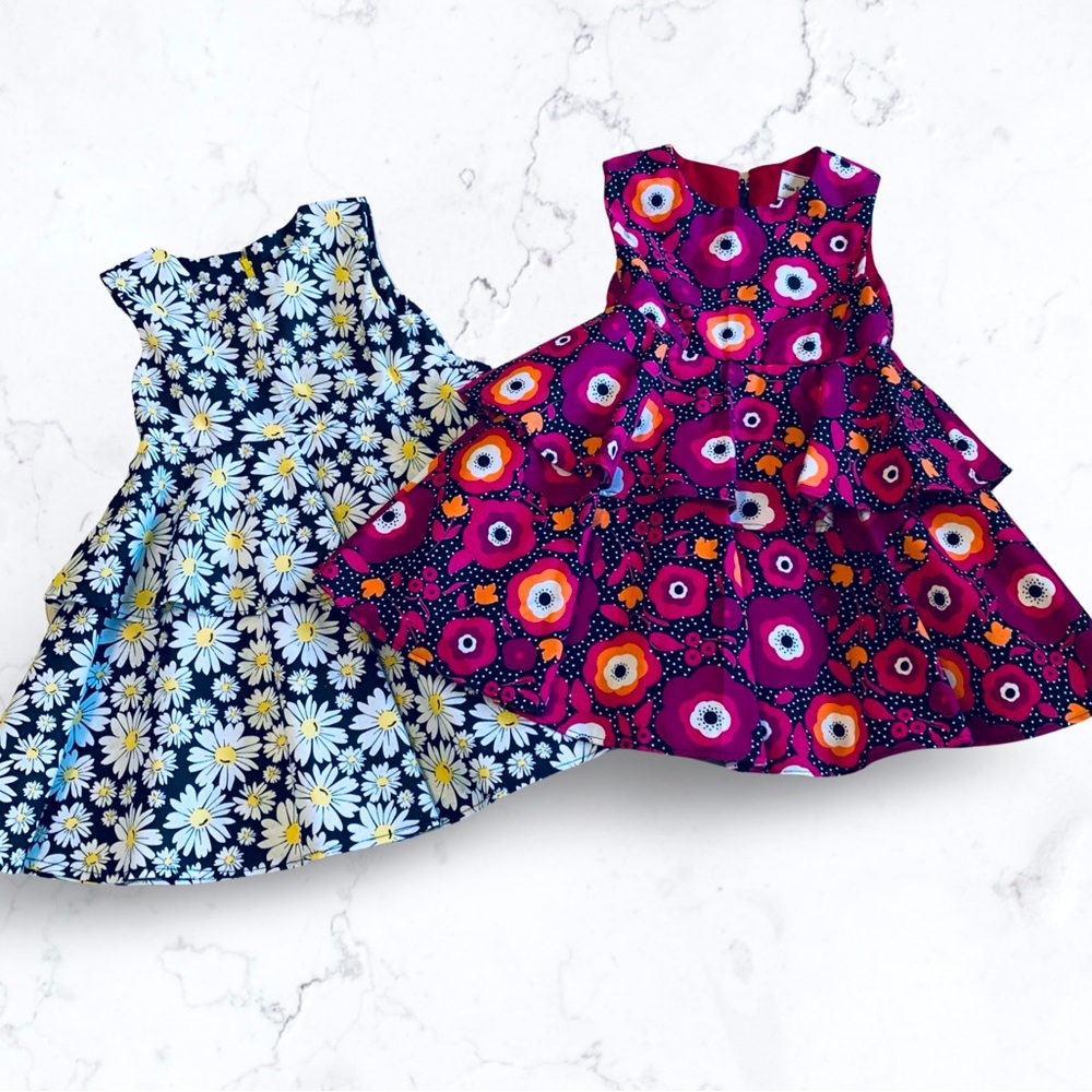 Miss Smarty Pants Bundle Two Tiered Dresses Size 2T